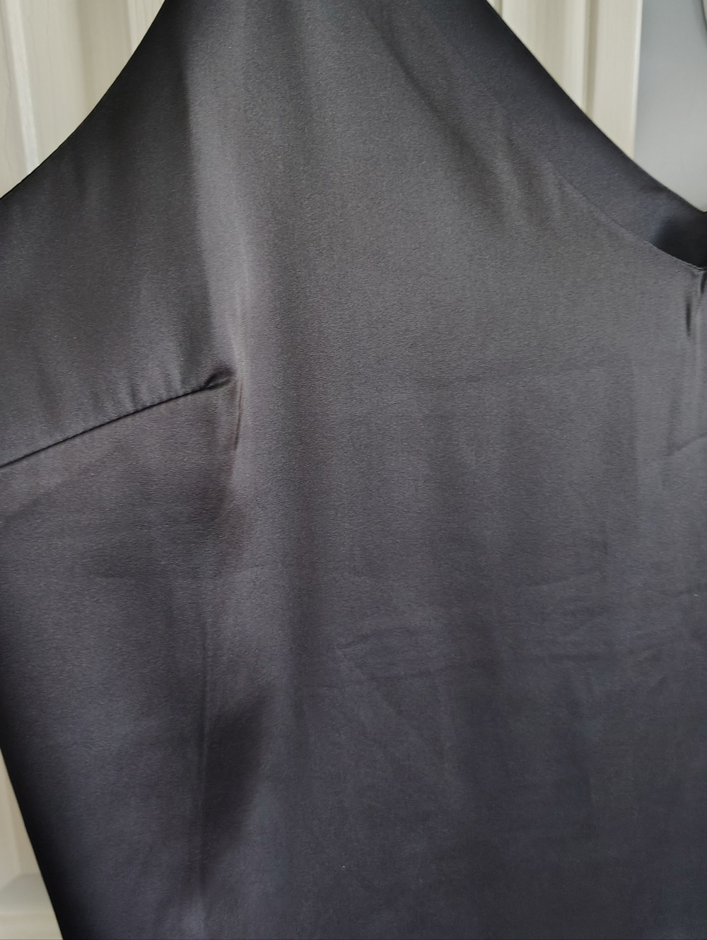 The Drop Classic Black Slip Dress L - Picture 6 of 8